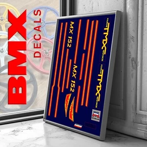 Stickers repro BMX Vintage decals MOTOBECANE MX152 MX 152 - Picture 1 of 1