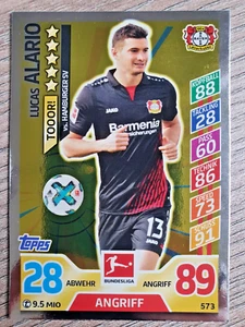 Topps Match Attax Bundesliga 17/18 - 573 - Lucas Alario. TOOOR! Bayer Leverkusen - Bild 1 von 1