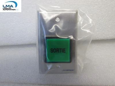 SECURITRON PB2E-F GREEN PUSH BUTTON 2" SQUARE MOMENTARY - SORTIE *** NEW - Image 1 of 3