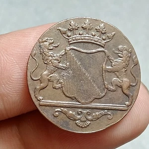 Eb06 - VOC coin 1790 Dutch NETHERLANDS INDIE High Grade - Picture 1 of 2