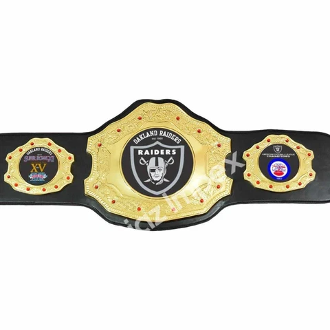 Oakland Raiders Las Vegas Raiders Championship Belt Cover