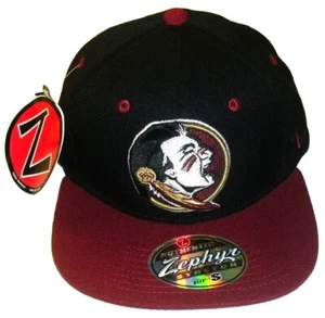 Florida State Seminoles Zephyr Black Stretch Fit One Fit hat sz. Small New Ncaa - Picture 1 of 4