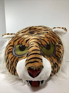 Tiger Head Dan Dee Mascot Furry Mask Adult Costume Cosplay Mask Plush - Picture 1 of 3