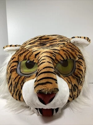 Tiger Head Dan Dee Mascot Furry Mask Adult Costume Cosplay Mask Plush - Image 1 of 3