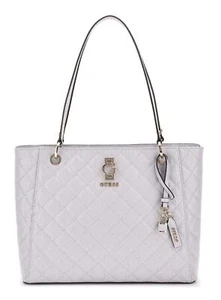 GUESS Bessey Noel Tote Schultertasche Tasche Lavendar Grey grau Neu - Bild 1 von 3