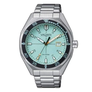 Orologio Vagary Aqua39 da uomo verde acqua in acciaio IB9-417-73 - Foto 1 di 1