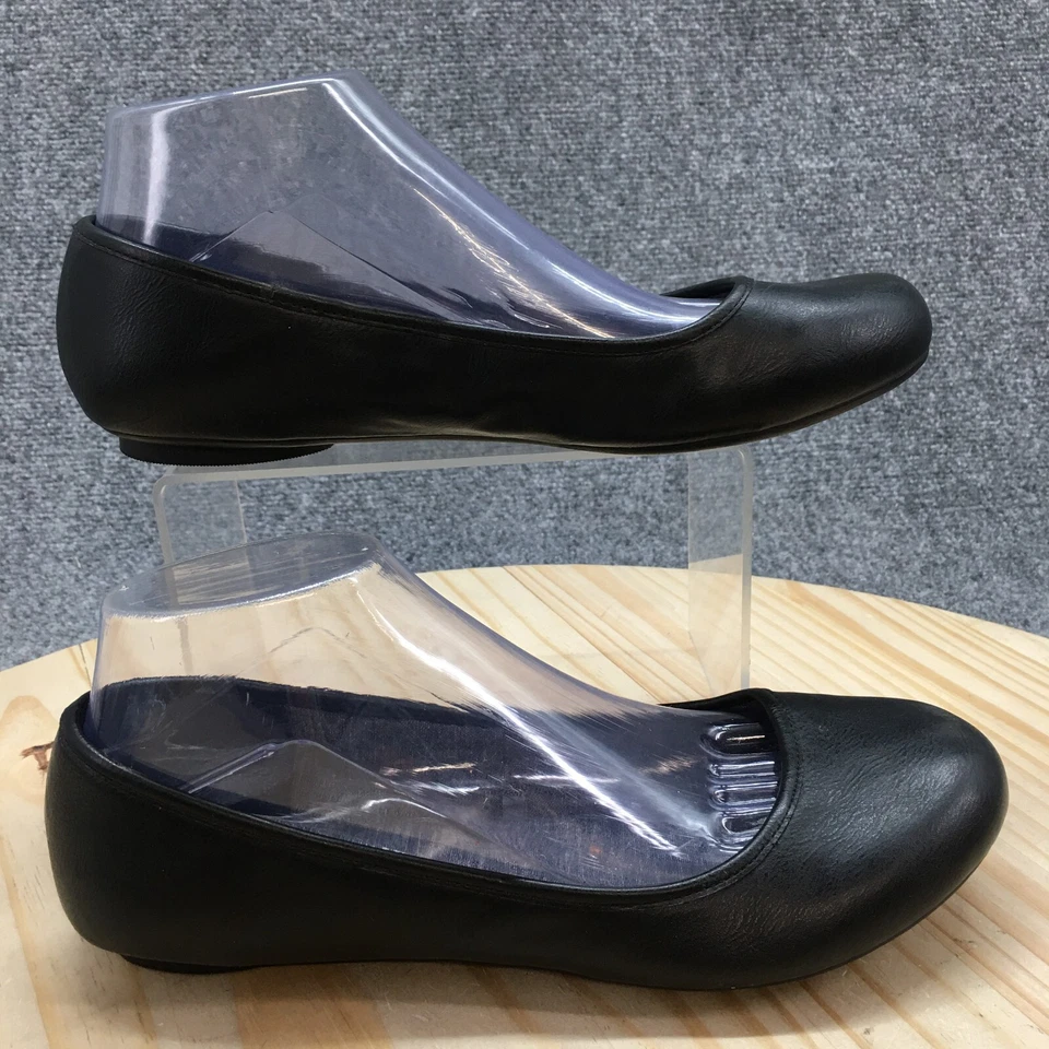 Dr. Scholls Shoes Womens 8.5 M Friendly Ballet Flats Black Faux Leather Casual - Image 1 of 4