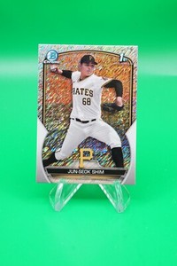 2023 Bowman Chrome Prospects Shimmer Refractor #BCP-153 Jun-Seok Shim R6220J