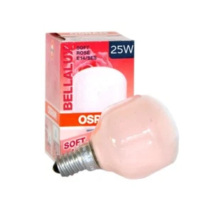 Osram 25W SES E14 T45 Soft Rose Pink Coloured Round - Picture 1 of 1