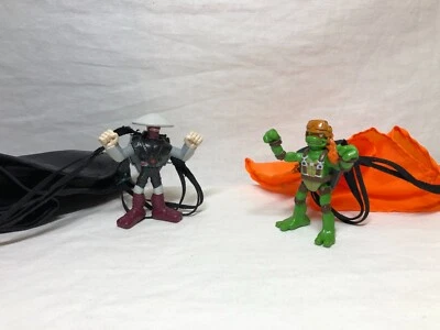 Playmates 2008 TMNT - Mini mutantes de asalto aéreo Mikey and Foot Elite Foto 1 de 4