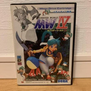 Sega Mega Drive Monster World IV MD Genesis Role Playing Action Game NTSC-J 1994 - Picture 1 of 3