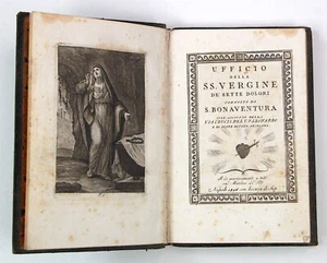 Libro Antico Collezione 1800 Ufficio della SS. Vergine dei Sette Dolori Storico - Foto 1 di 24
