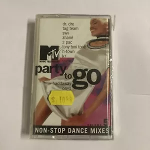 MTV Party To Go: Volume 5 - 1994 Cassette Tape Dance Mix Music - Dr. Dre, 2Pac - Picture 1 of 7