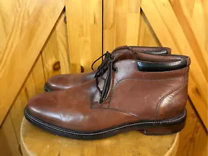 Johnson & Murphy J&M Est 1850 Herren Größe 10M Braun Leder Chukka Stiefel - Bild 1 von 8