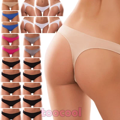 Stock 24 pezzi Perizoma slip donna lotto liscio tanga elasticizzato nuovo 368-24