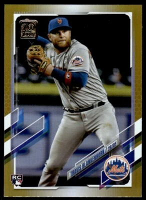 2021 Topps Update GOLD FOIL Travis Blankenhorn Rookie New York Mets #US231 - Image 1 of 2