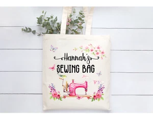 Borsa tote bag beige naturale personalizzata regalo cucito tote bag - Foto 1 di 1