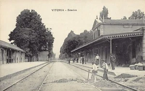 España - VITORIA Álava (P. Vasco) Estacion - Ed. E.J.G. - Imagen 1 de 2