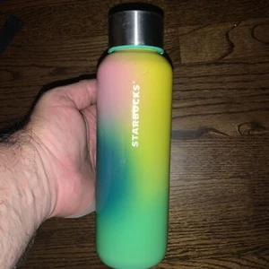 STARBUCKS Spring 2023 Ombre GLASS Gradient WATER BOTTLE 20 oz. Tumbler - Picture 1 of 3