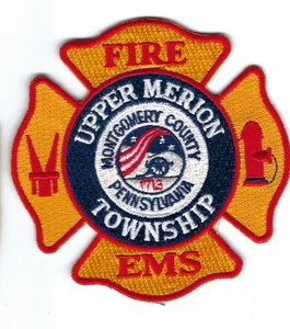 Upper Merion Twp. Fire EMS Dept. (Montgomery County) PA Pennsylvania - NEW! - Picture 1 of 1