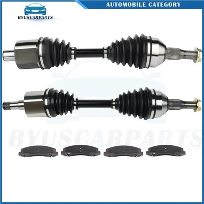 Para Chevrolet Monte Carlo 2006 2007 3,5 L 5,3 L eje delantero CV + pastillas de freno de cerámica Foto 1 de 4