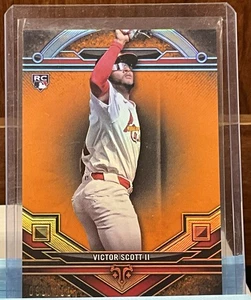 Victor Scott II - 2024 Topps Triple Threads - Orange RC #90/199 - Bild 1 von 1
