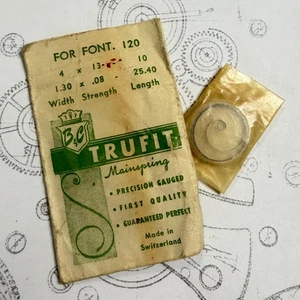 B&C Trufit Mainspring - für Schrift. 120 - 1,30 x 0,08 x 25,40 mm - Dennison 4 x 13 - Bild 1 von 1
