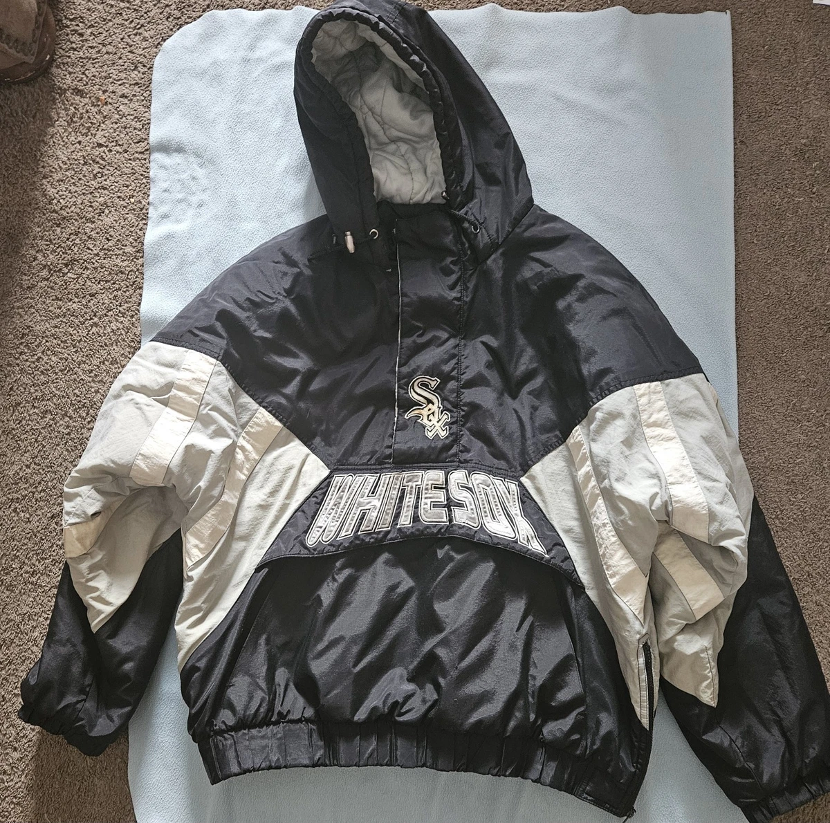 90s Chicago White Sox フード付ベンチコート 古着 Starter Chicago White Sox MLB Jackets for sale | eBay