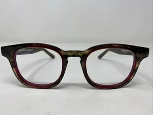 THIERRY LASRY France CLUMSY 620 50-23-143 Burgundy Marble Eyeglasses Frame PB22 - Imagen 1 de 8