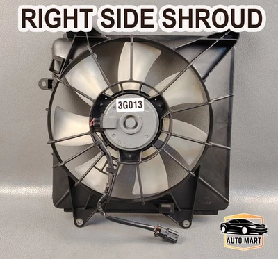 HONDA CRZ BASE EX M/T A/T RADIATOR COOLING FAN ASSEMBLY 168000-7480 022740-5660 - Image 1 of 4