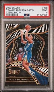 2023 Panini Select Trayce Jackson-Davis Rookie Courtside Zebra Prizm - PSA 9 - Picture 1 of 2