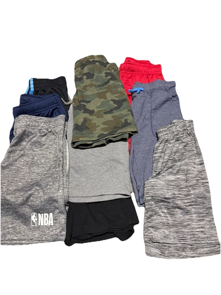 Lot Of Boys 9 Pair Of Athletic Shortssz 7/8 - Image 1 of 4