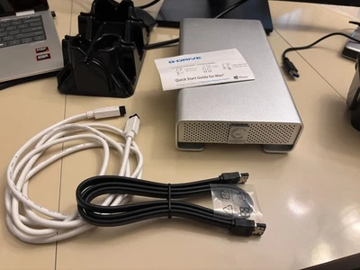 G-Technology G-Drive External Hard Drive 2TB USB 3 Firewire eSATA 0G02919 - Image 1 of 4