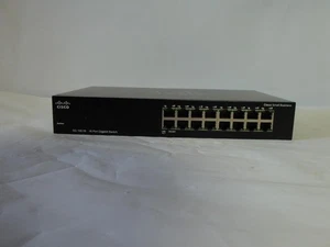 Cisco SG100-16 16-Port Gigabit Network Ethernet Switch - Picture 1 of 5