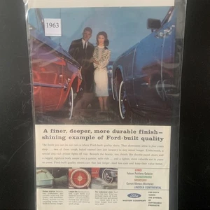 Anuncio de anuncio Ford Finer 1963 vintage acabado más duradero - Imagen 1 de 3