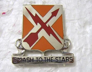 711th SUPPORT BATTALION DI DUI UNIT CREST INSIGNIA PAIR: E2-KY11-1 - Picture 1 of 2