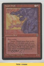1995 Magic: The Gathering - Homelands Heart Wolf READ i5j