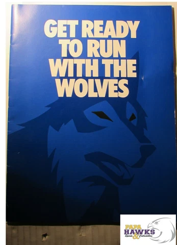 1989 Minnesota Timberwolves Inaugural Season Ticket Holder Offer Folder Cover