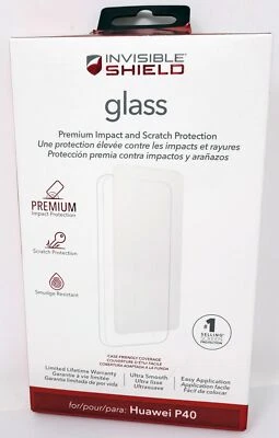 Zagg Screen Protector for Huawei P40, Glass Invisible Shield - Image 1 of 2