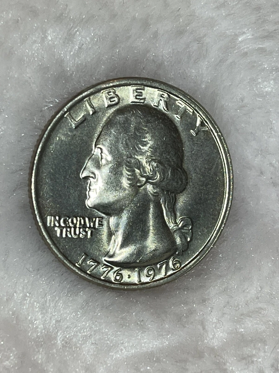 1976 年美国铸币厂华盛顿25 美分硬币| eBay