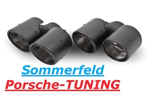 Porsche Carrera 997 MK1 + MK2 Carbon Doppel Endrohre carbon double Tail Pipe - Bild 1 von 1