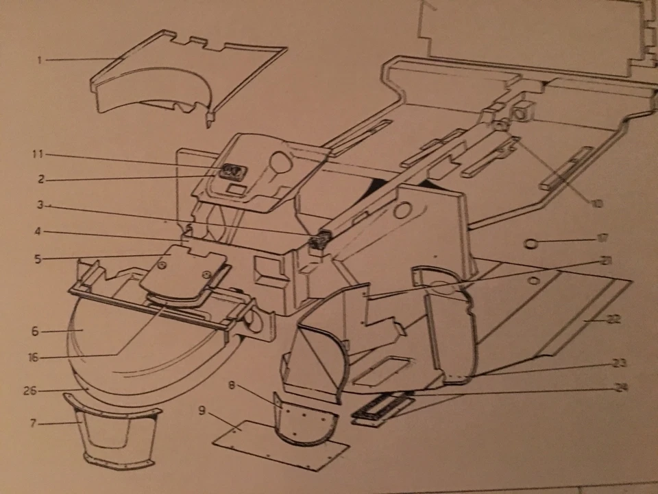 Parte cubierta batería Ferrari 308 gts/gtb #60279809 Foto 1 de 1