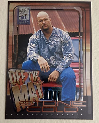 Stone Cold Steve Austin 2002 Fleer All Access Off The Mat, WWE #57 - Image 1 of 2