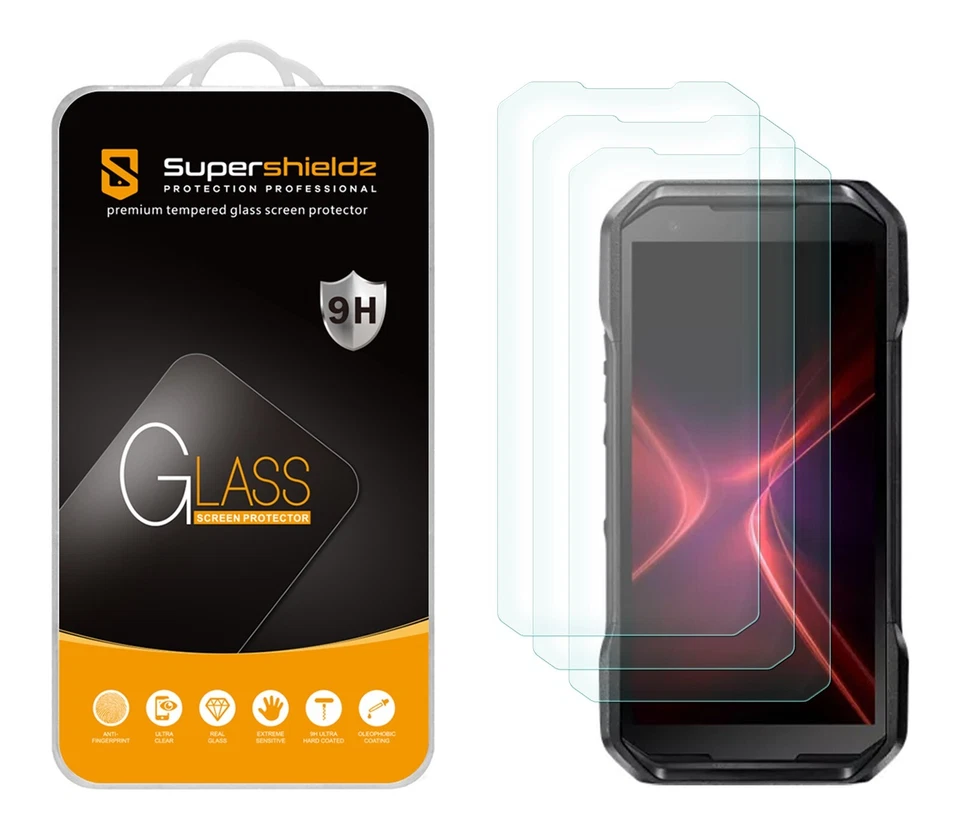 3X Supershieldz Tempered Glass Screen Protector for Kyocera DuraForce Pro 3 - Image 1 of 4