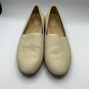 Dansko Larisa Womens Leather Comfort Slip On Loafers Linen Milled sz 39 - Picture 1 of 8