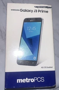 NEW Samsung Galaxy J3 Prime Metro PCS 4G LTE Smartphone - Picture 1 of 3