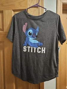 Disney Stitch Grey T-Shirt Small BNWT - Picture 1 of 3