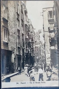 1920 circa - Napoli -via di Basso Porto - Bild 1 von 1