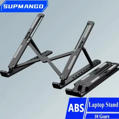 Supporto Portatile Pieghevole Regolabile Portatile Notebook Supporto Base ABS - Immagine 1 di 4