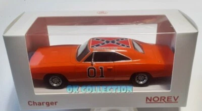 Modellino auto scala 1:43 DODGE CHARGER GENERALE LEE ( HAZZARD BO e LUKE DUKE ) - Immagine 1 di 4